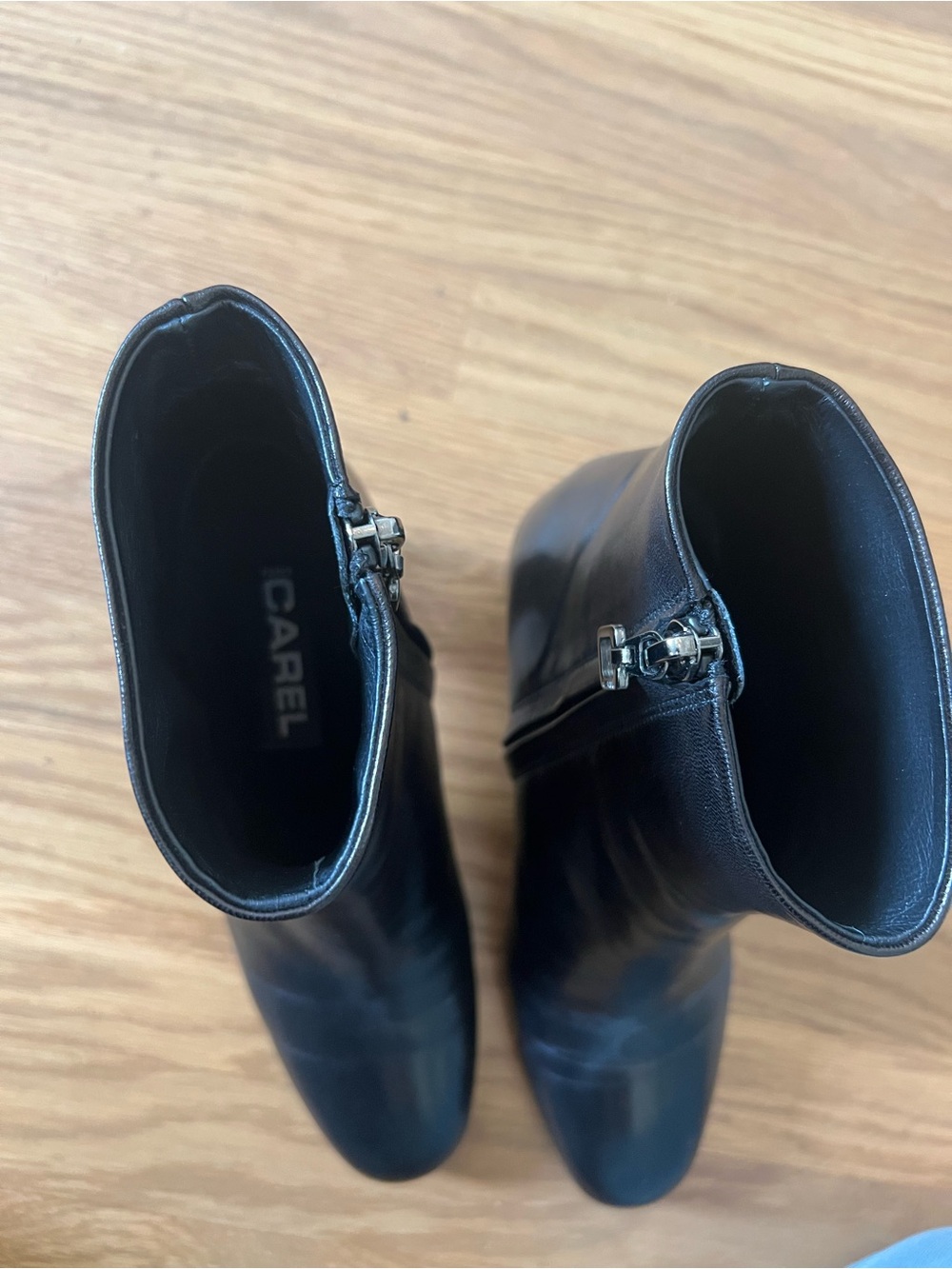 Carel Terence black ankle boots size 38.5 - Picture 5 of 7